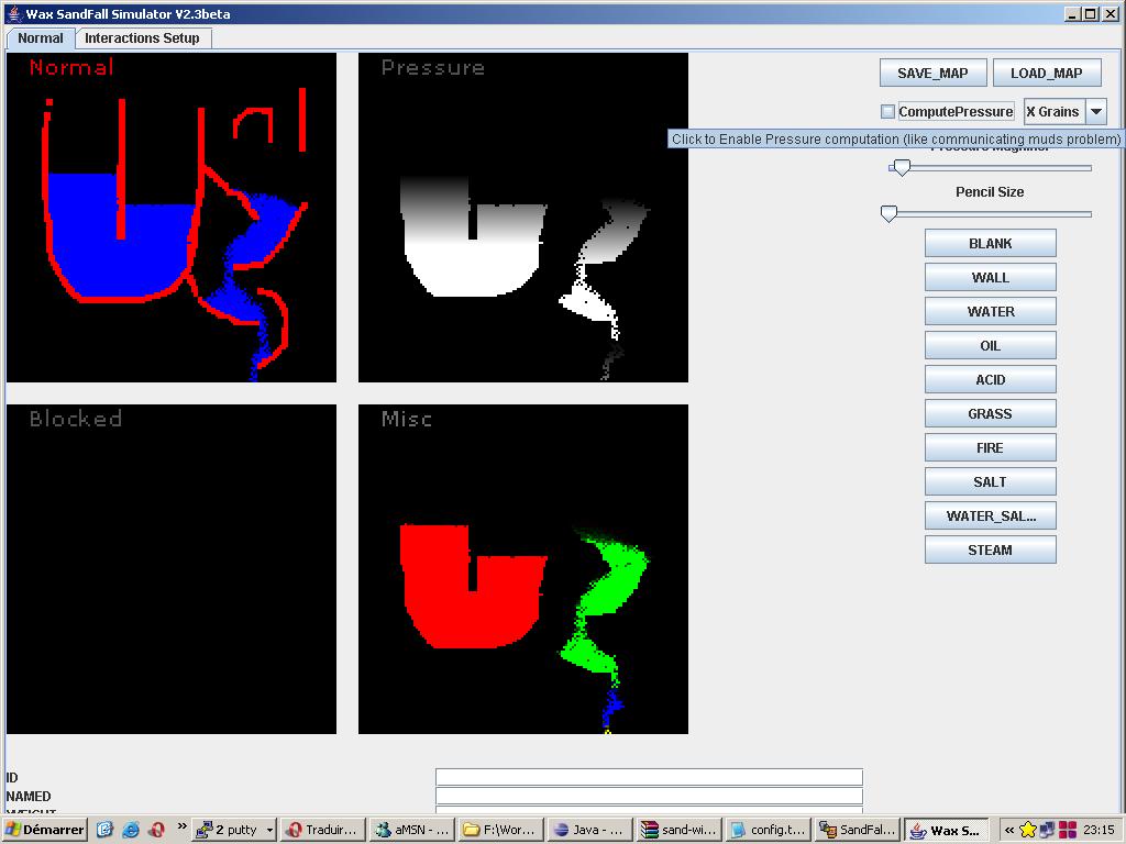 SandFall game simulator