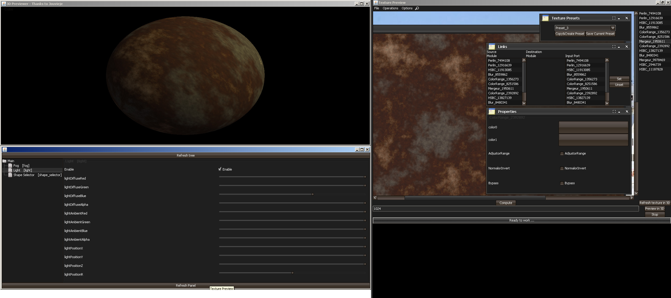 W Procedural Texture Generator